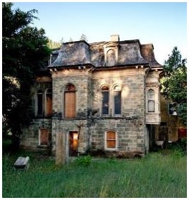 Before: view of the derelict Francis House